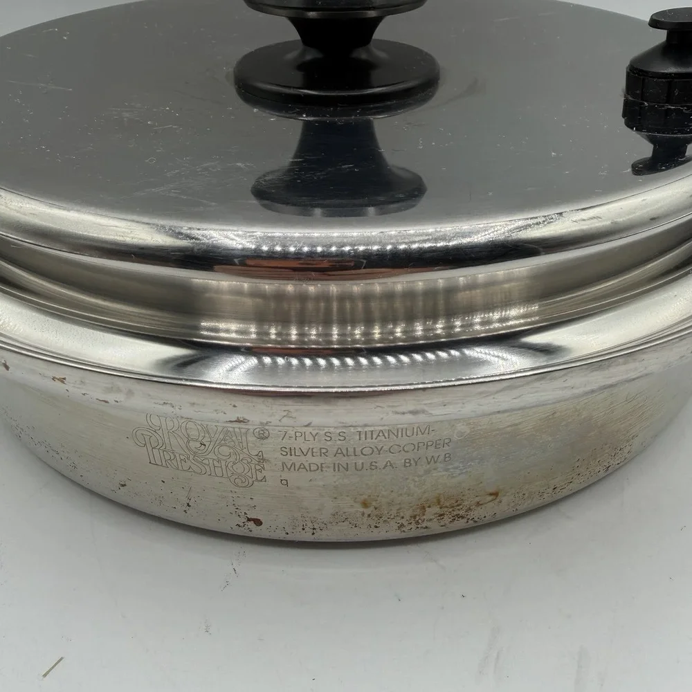 Royal Prestige 7 Ply SS Titanium Copper Silver Alloy 11